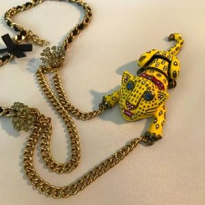Betsey Johnson Jaguar Necklace.